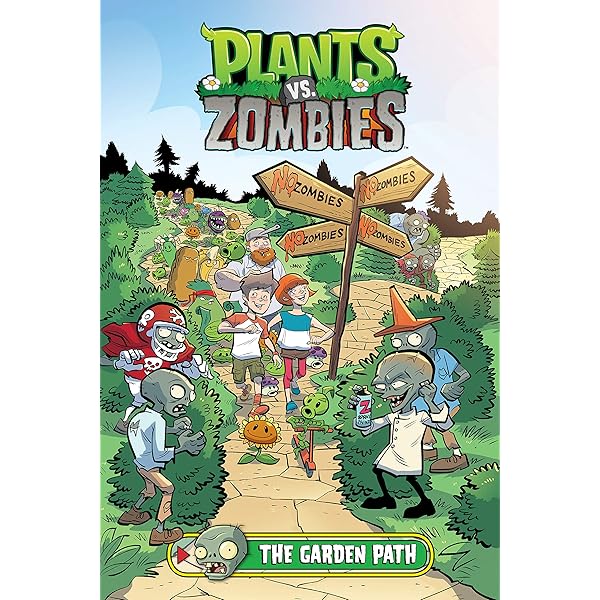 【英語コミック】PLANTS VS. ZOMBIESシリーズ Amazon.com: Plants vs. Zombies Volume 8: Lawn of Doom eBook
